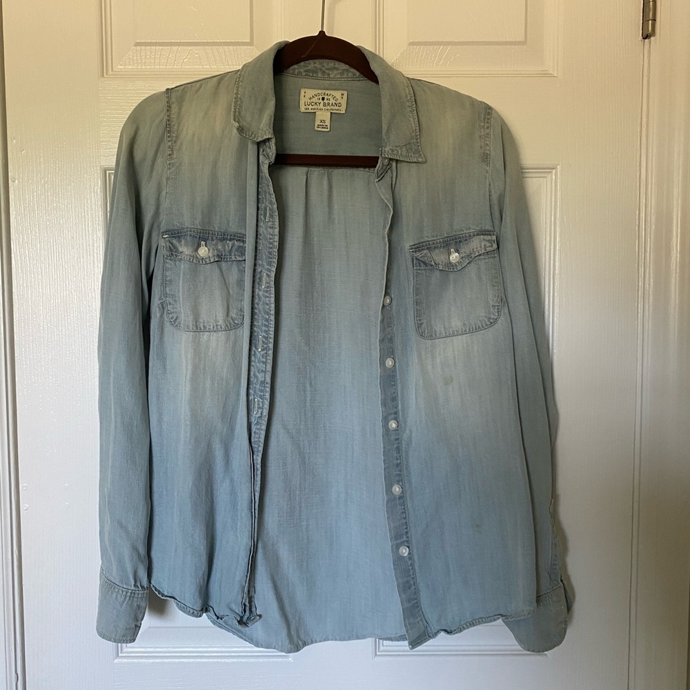 Lucky brand Relaxed boyfriend shirt